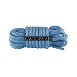 Baby Blue Jordan 11 Thick Round Shoelaces