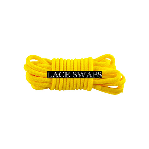 Canary Thin Round Classic Shoelaces