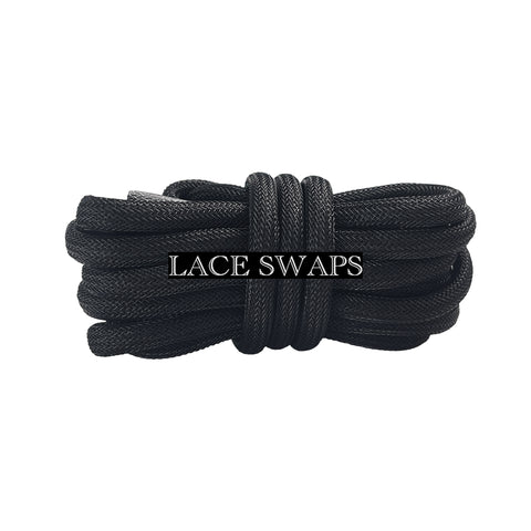 Carbon Black 350 Boost Rope Shoelaces
