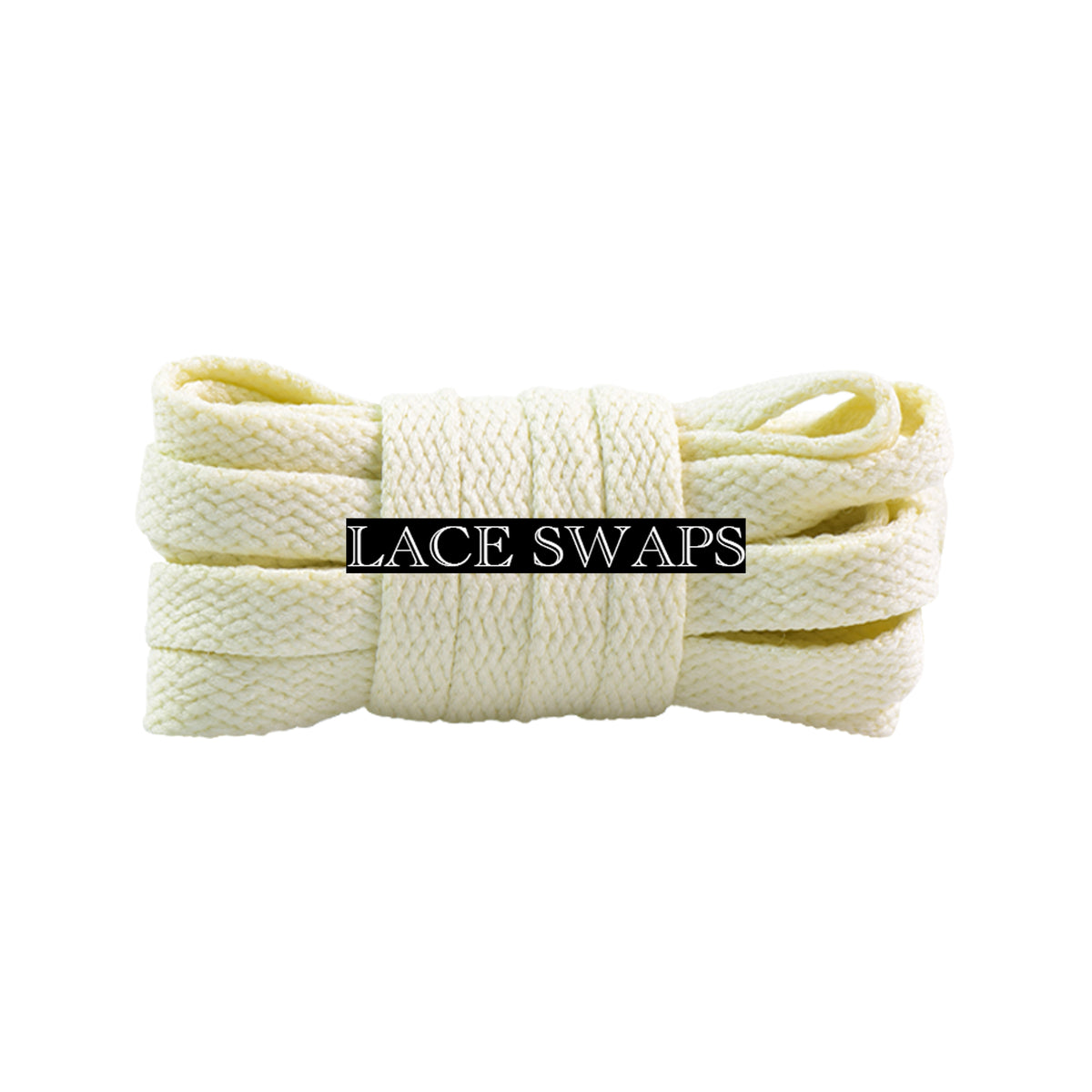 Cream on sale flat laces