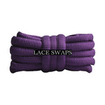 Deep Purple Thick SB Dunk Oval Shoelaces
