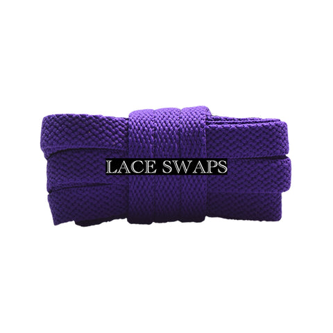 Exotic Purple Premium Flat Classic Shoelaces