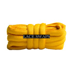 Golden Yellow Thick SB Dunk Oval Shoelaces