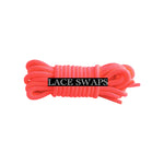 Infra Pink Thin Round Classic Shoelaces