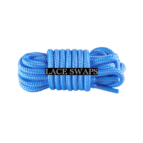 Light Blue Jordan 11 Thick Round Shoelaces