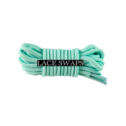 Mint Thin Round Classic Shoelaces