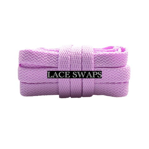 Pink Lilac Premium Flat Classic Shoelaces