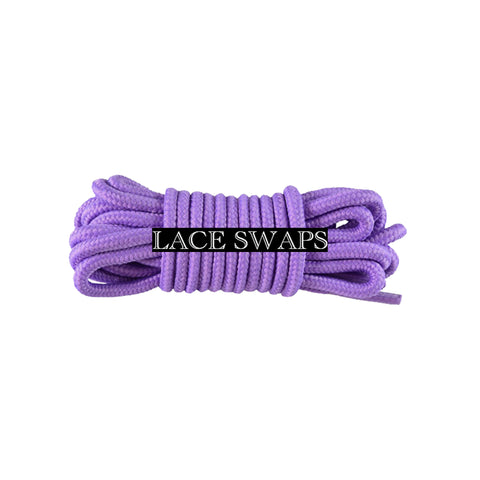 Purple Dragon Thin Round Classic Shoelaces