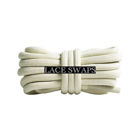 White Linen 350 Boost Rope Shoelaces