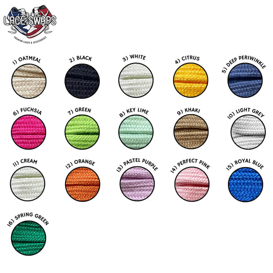 Double Layer Cotton Shoelaces