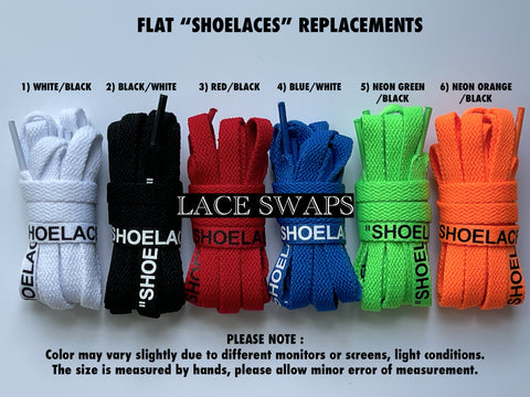 Flat "SHOELACES" Replacements