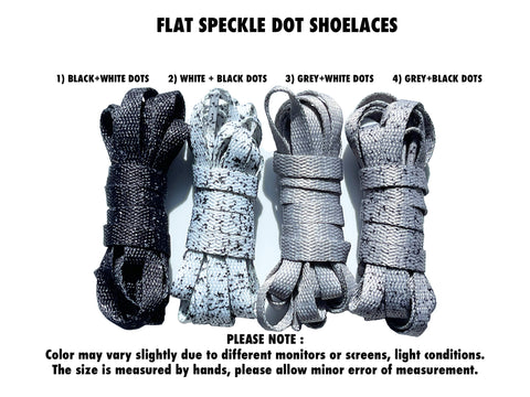 Flat Speckle Shoelaces