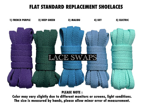 Flat Standard Replacement Shoelaces