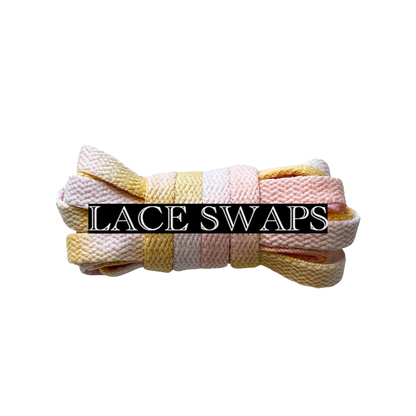 Vintage Tie Dye Faded Shoelaces