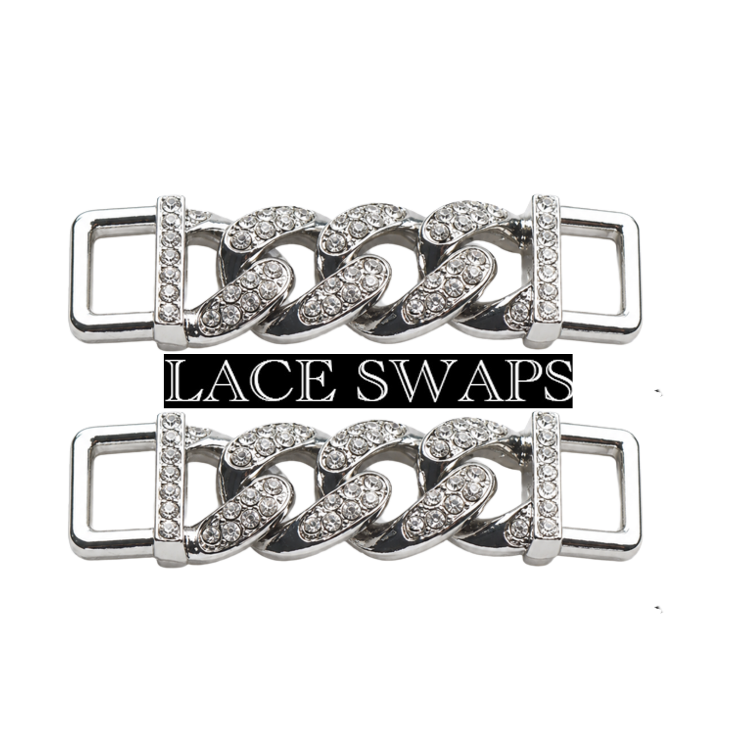 Cuban Diamond Chain Link  Lace Tags