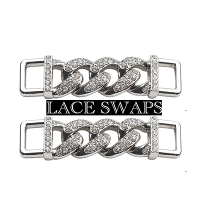 Cuban Diamond Chain Link  Lace Tags