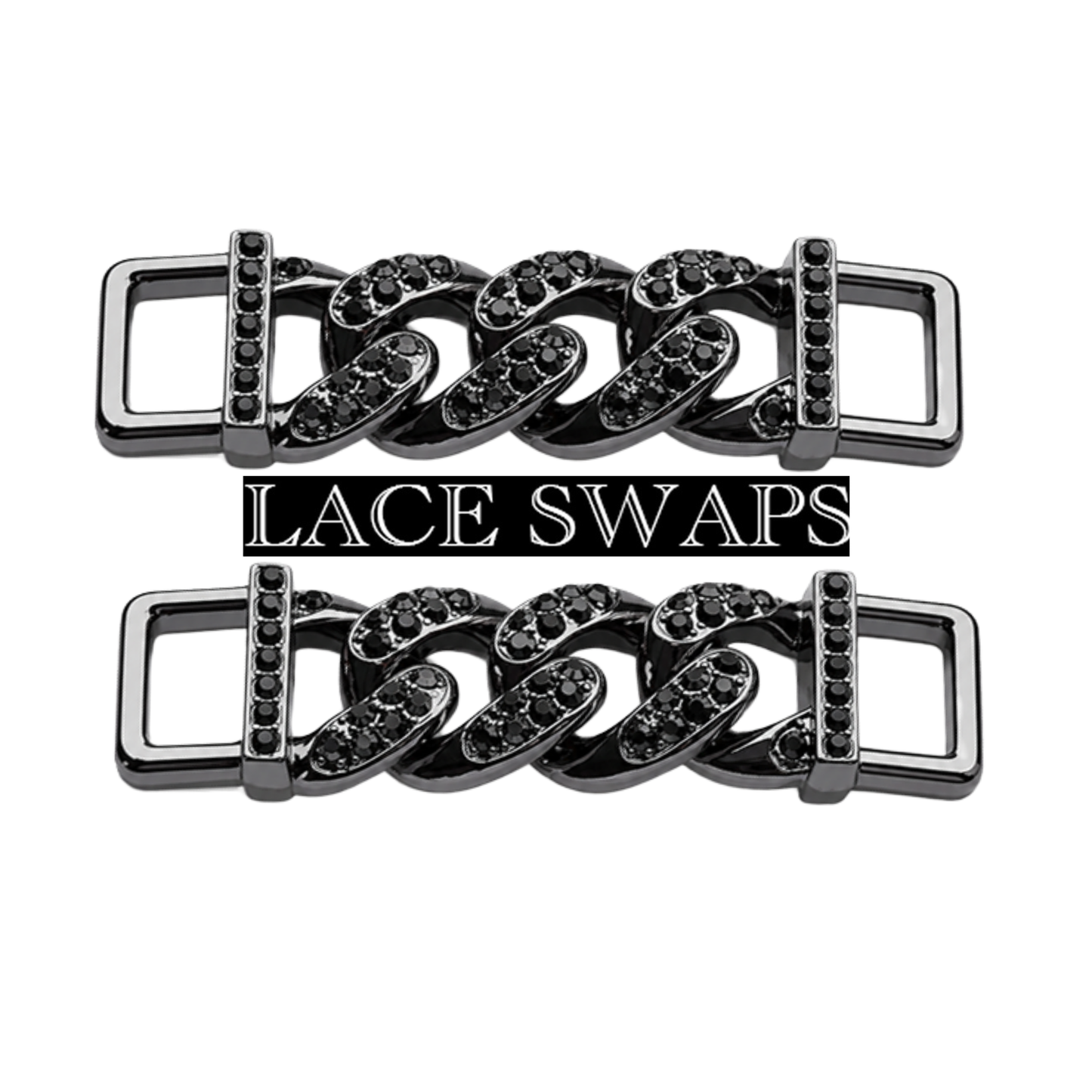 Cuban Diamond Chain Link  Lace Tags