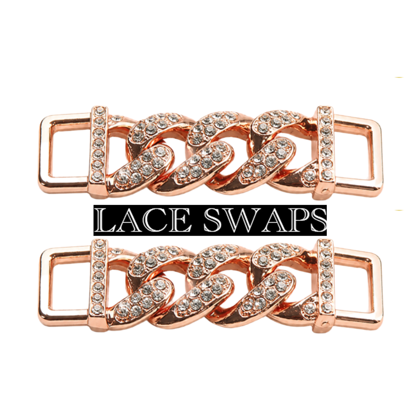Cuban Diamond Chain Link  Lace Tags