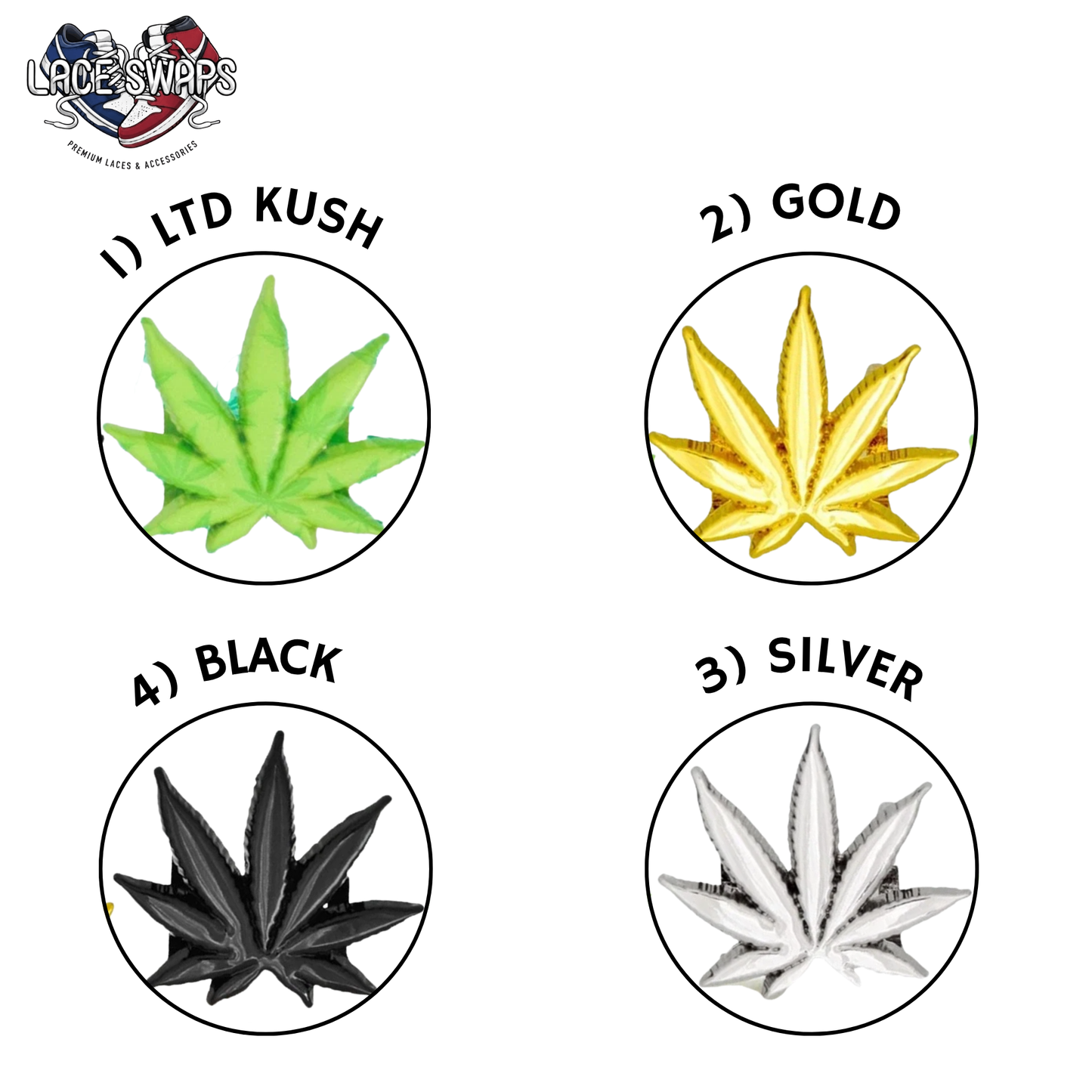 Marijuana 420 Shoelace Tags
