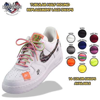 Tubular Half Round Shoelaces