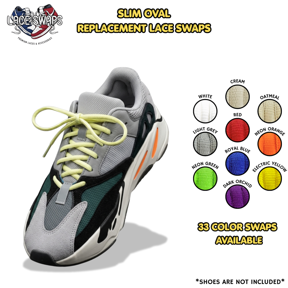 Slim Oval Shoelaces