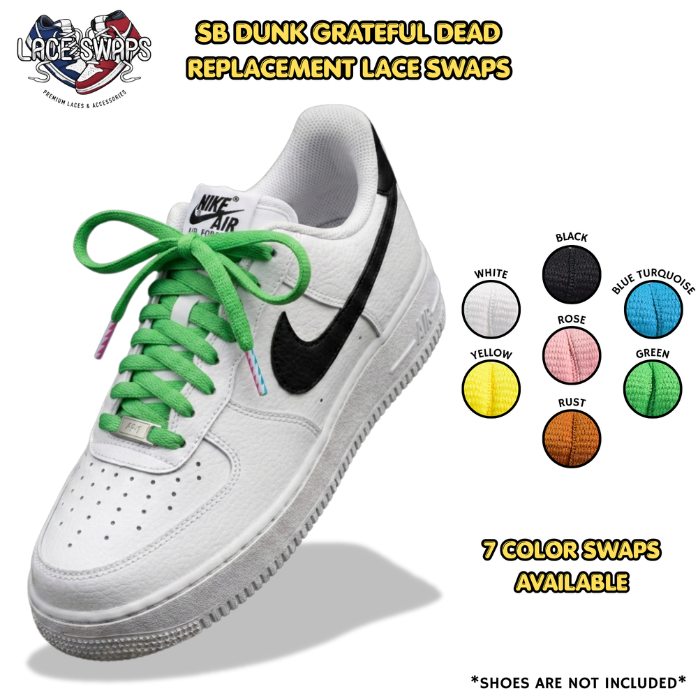 SB Dunk Grateful Dead Shoelaces