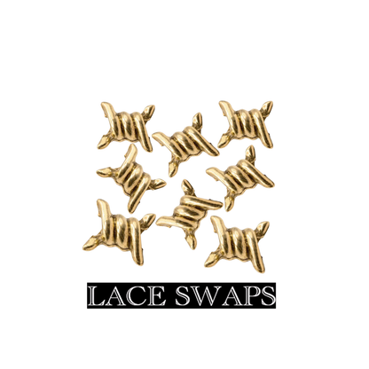 Barbed Wire Lace Tags