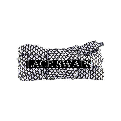 Honeycomb Two Tone Flat Shoelaces