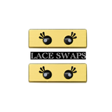 Chic Metal Shoelaces Lips, Diamond, Eyes , Pink Heart Available
