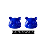 2 Pairs Of Bear Metal Lace tags