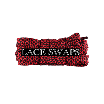 Honeycomb Two Tone Flat Shoelaces