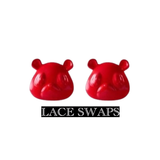 2 Pairs Of Bear Metal Lace tags