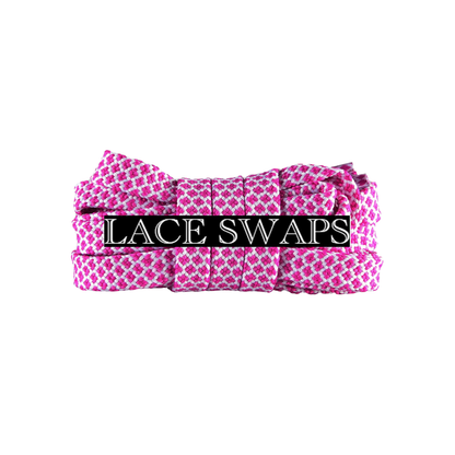 Honeycomb Two Tone Flat Shoelaces