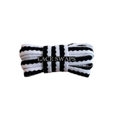 1 Pair Two Tone Colorful Classic Flat Shoelaces Now Available in 47 55 Inches Shoe laces