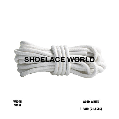 Wax Thin Rope Shoelaces