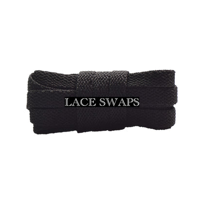 Black Premium Flat Classic Shoelaces