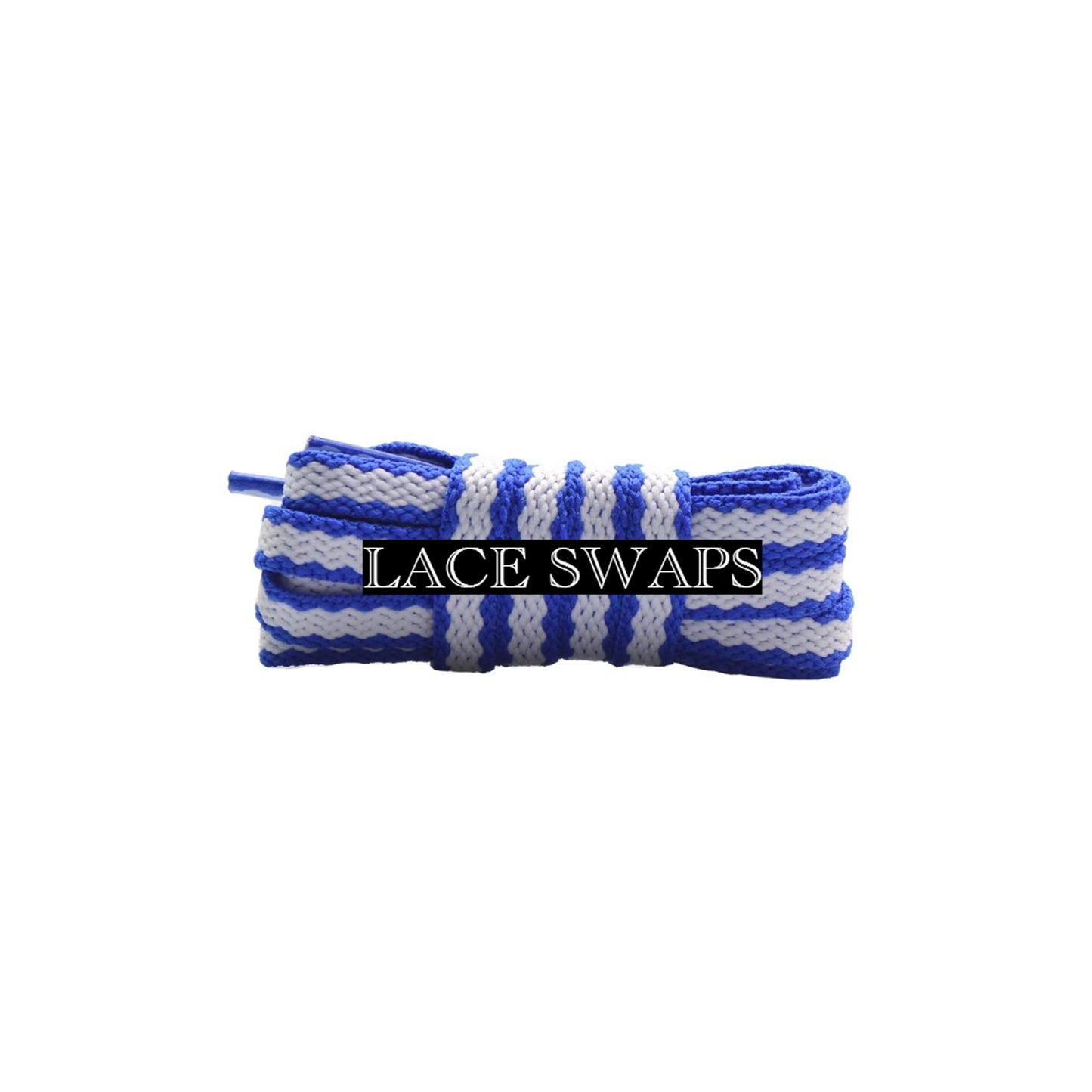 Two Tone Racer Pattern Flat Shoelaces