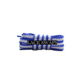 Two Tone Racer Pattern Flat Shoelaces