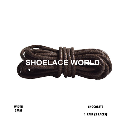 Wax Thin Rope Shoelaces