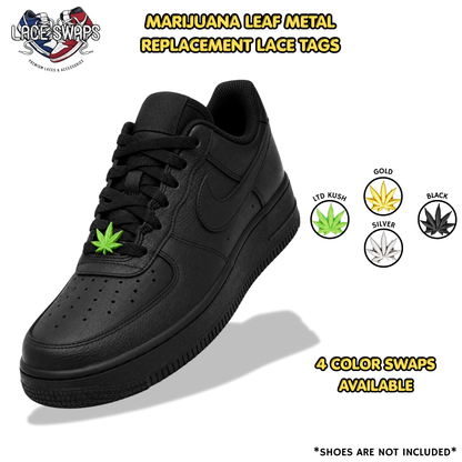 Marijuana 420 Shoelace Tags