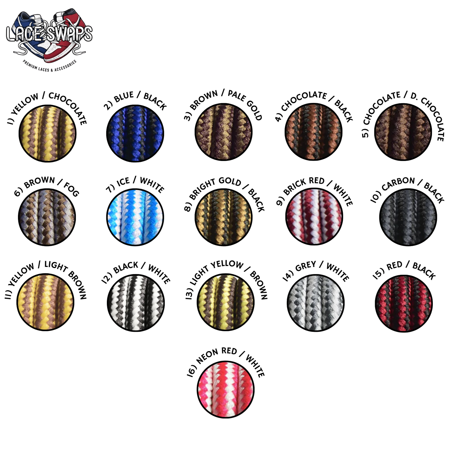 Boot Round Shoelaces