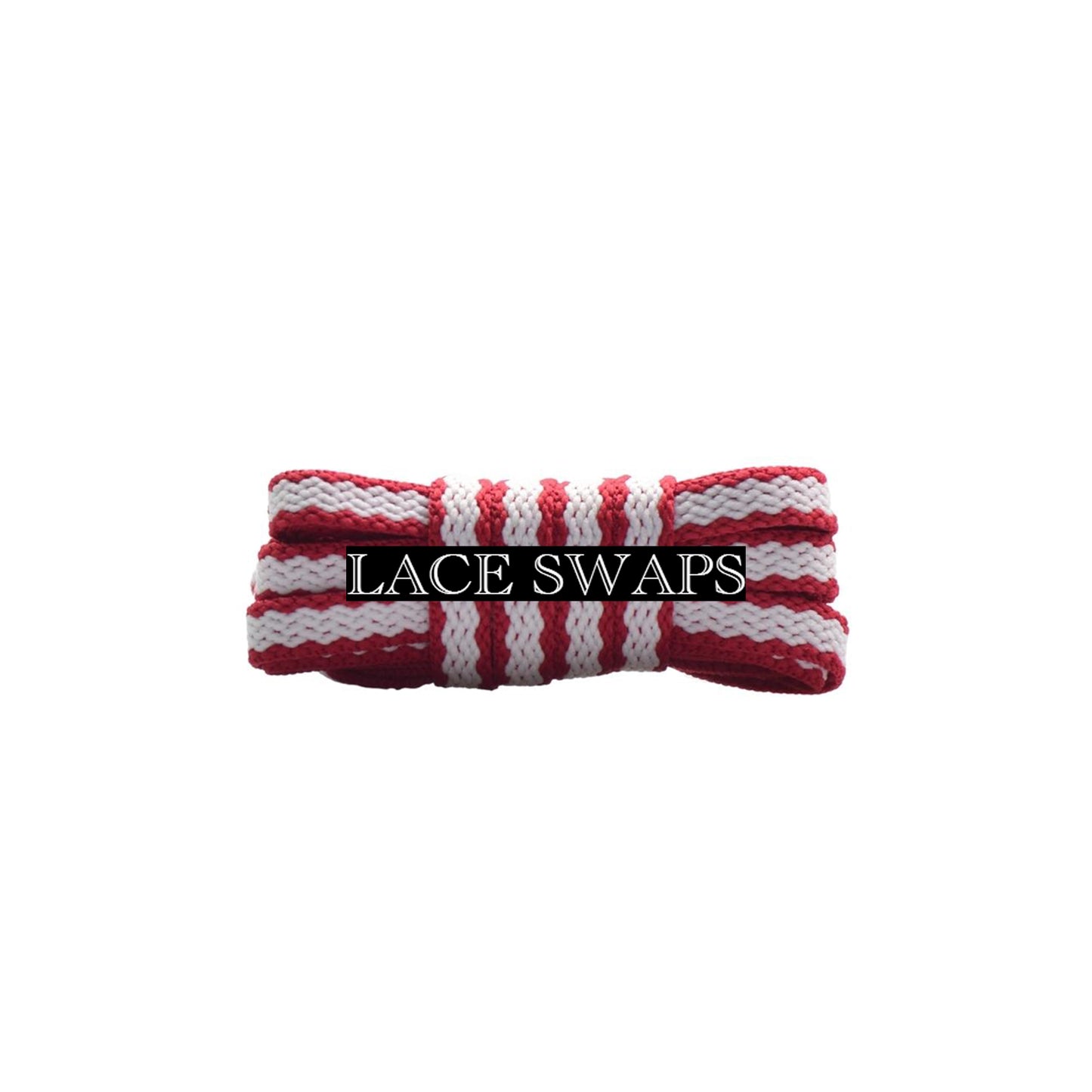 Two Tone Racer Pattern Flat Shoelaces