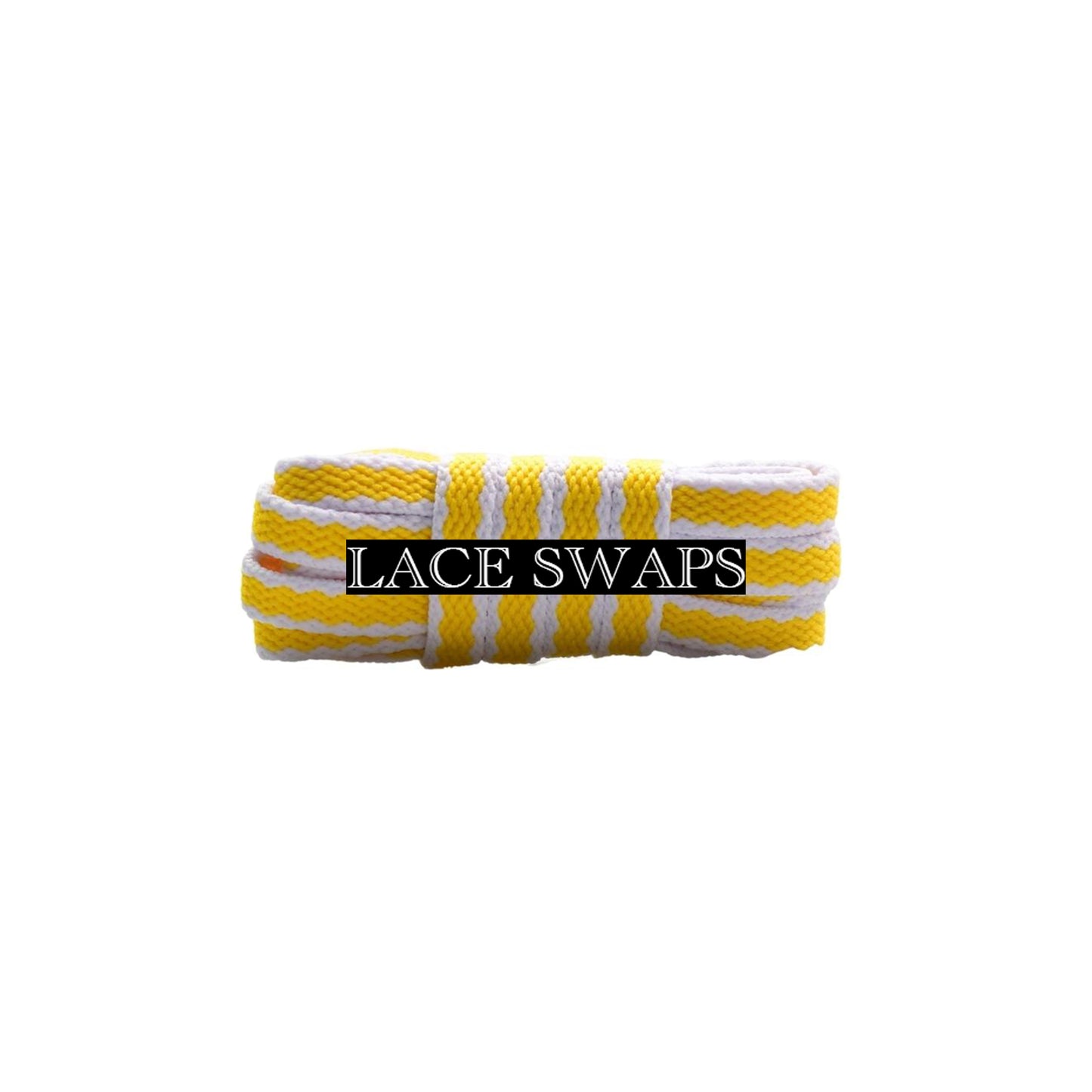 Two Tone Racer Pattern Flat Shoelaces
