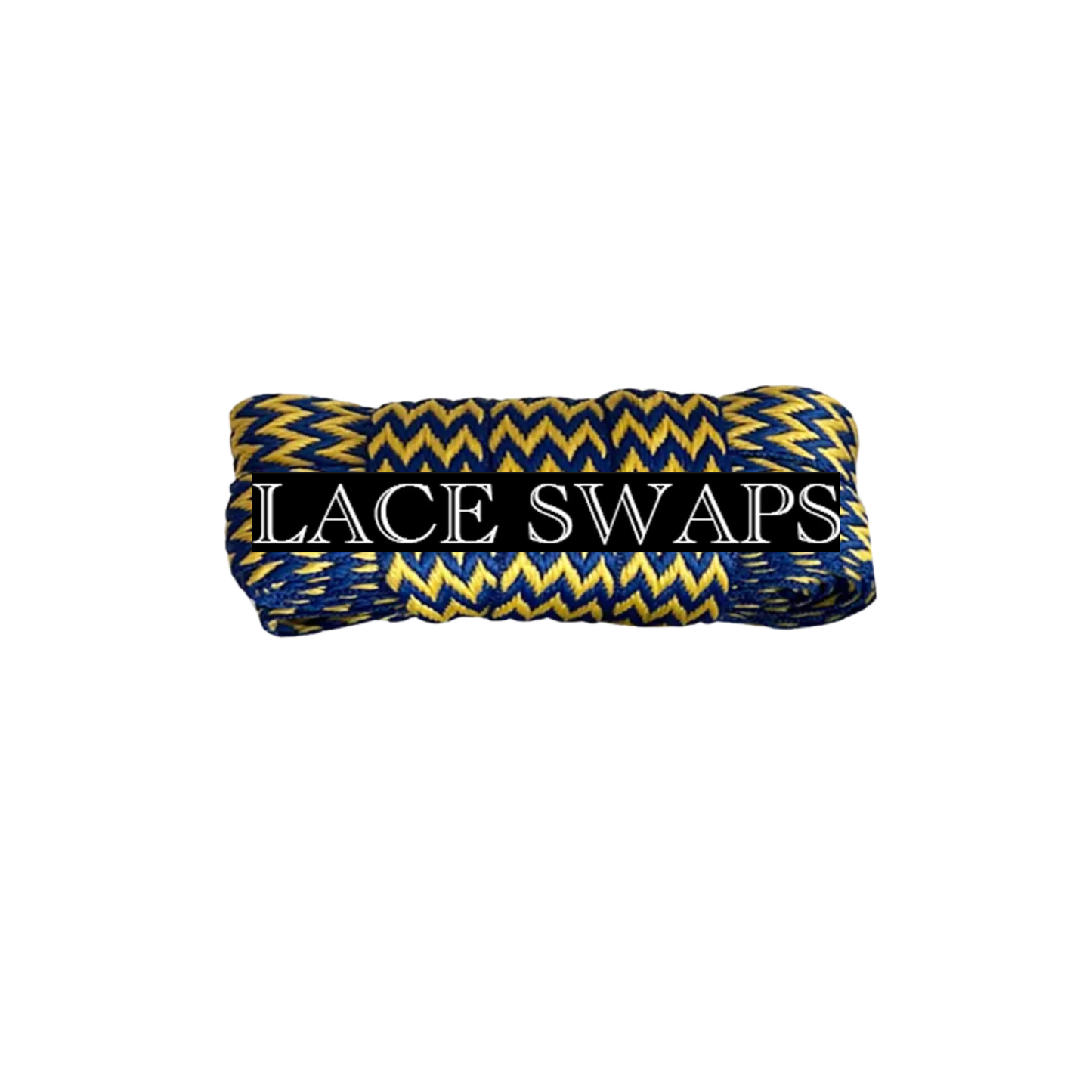 W-Threaded Pattern Premium Double Layer Flat Shoelaces