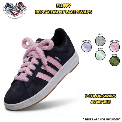 Flat Fluffy Shoelacs