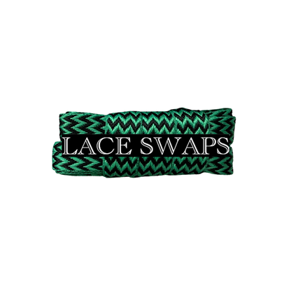 W-Threaded Pattern Premium Double Layer Flat Shoelaces