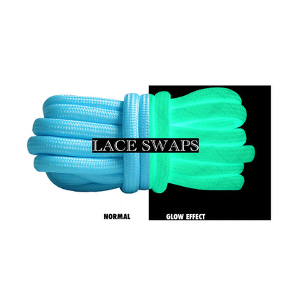 Glow In The Dark Classic Rope Shoelaces