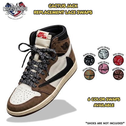 Travis Scott Cactus Jack Themed Shoelaces