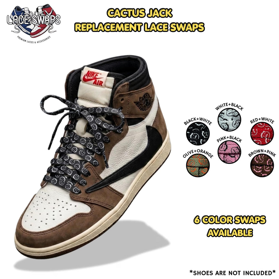 Travis Scott Cactus Jack Themed Shoelaces