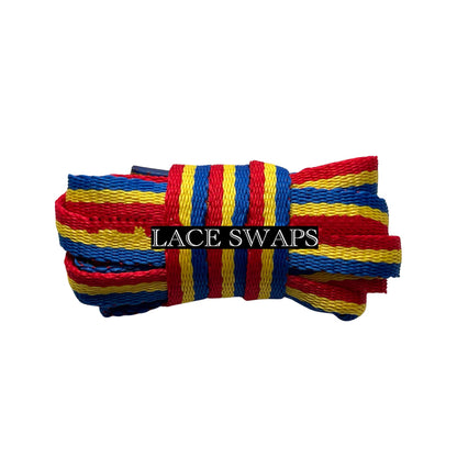 Multicolor Flat Shoelaces
